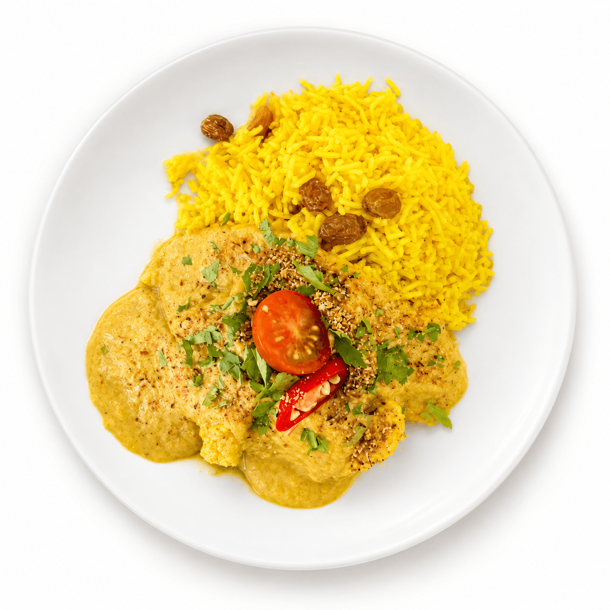 Chicken Korma & Pilau Rice